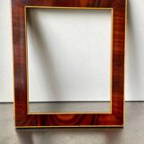 Antique Wooden  Frame intarsia borders 26.5 cm x 22.5  cm