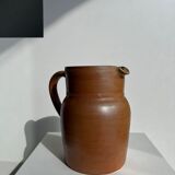 Handmade stoneware pitcher below H: 20cm