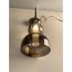 Set of Two Contemporary Smoked in Black Nickel Wall Sconces