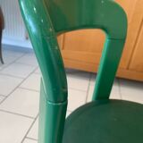 Chaise Bruno Rey verte Vintage (5)