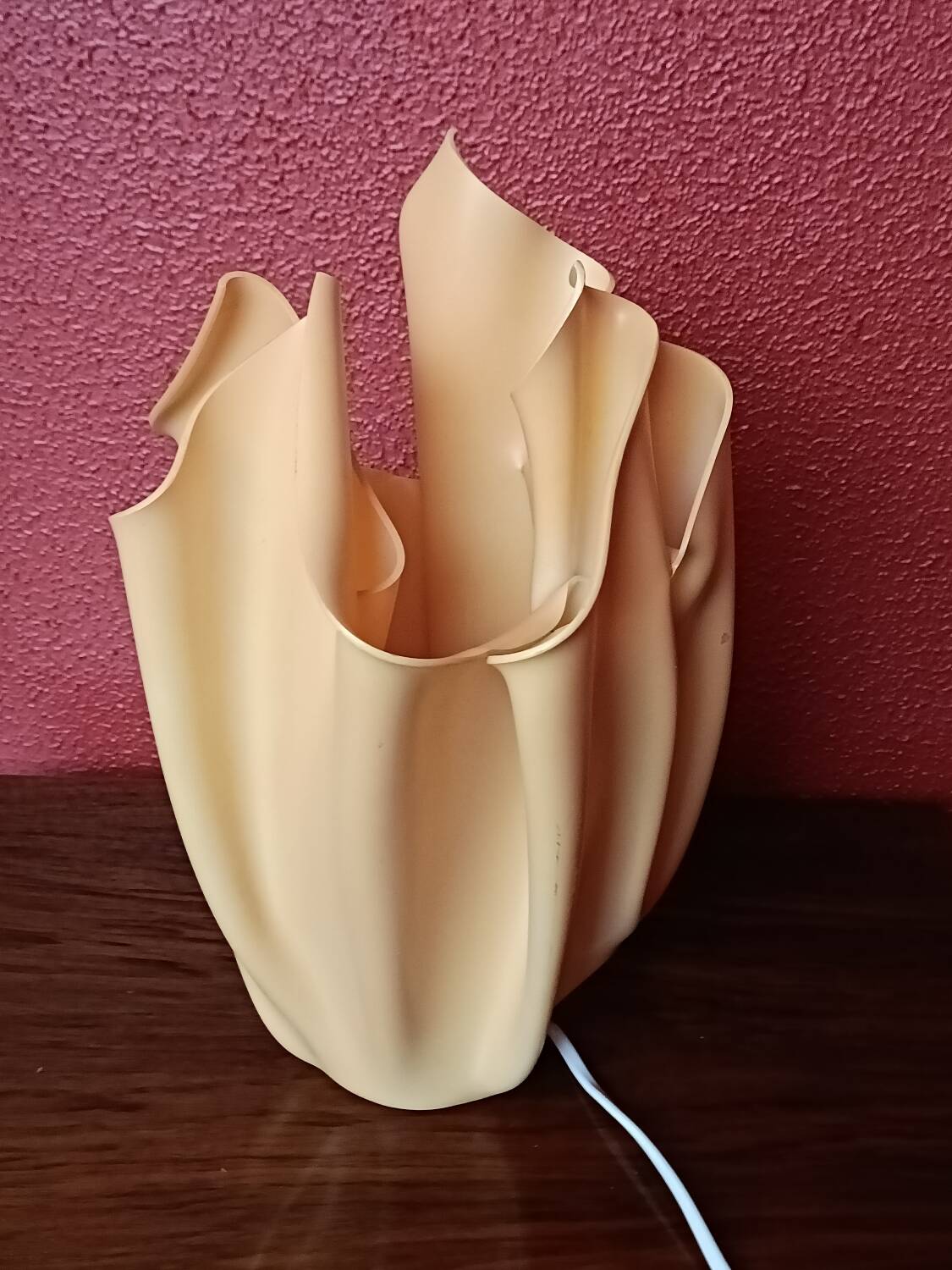 Vintage Exclarares draped lamp