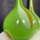 Pair of large flower vases in glass paste from the 70s-80s.