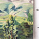 Oil painting landscape mountain 1939