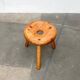Mid-century pine sauna stool by Bertel Gardberg for Artek, 1950s.