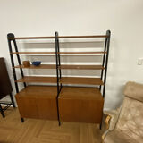 Teak "double" library, Sweden, 1950