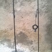 Pair of vintage lampposts