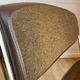 6 chrome sled armchairs Soudexvinyl brown vintage Skaï 70s