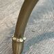 Neoclassical coffee table in brass and marble by Raymond Subes