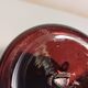 Biot bubbled glass candle holder