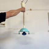 Adjustable UFO Pendant Lamp, 1980s, Vintage