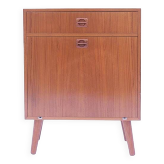 Mini vintage Danish Scandinavian bar cabinet