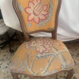 Chaise capitonée Louis 15