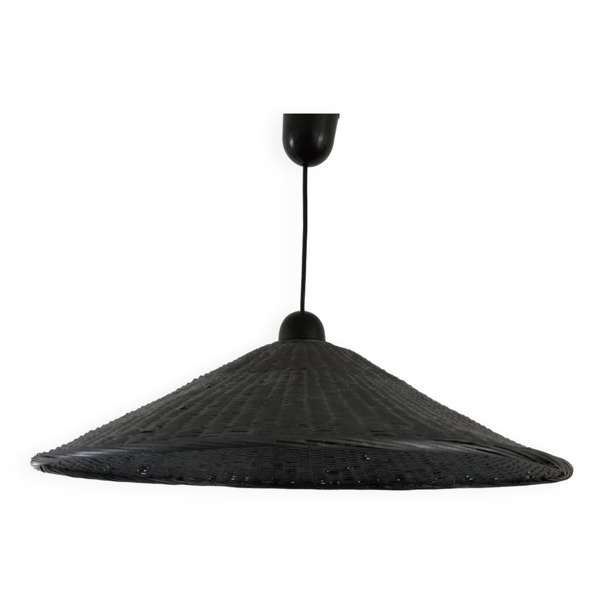 Wicker pendant light