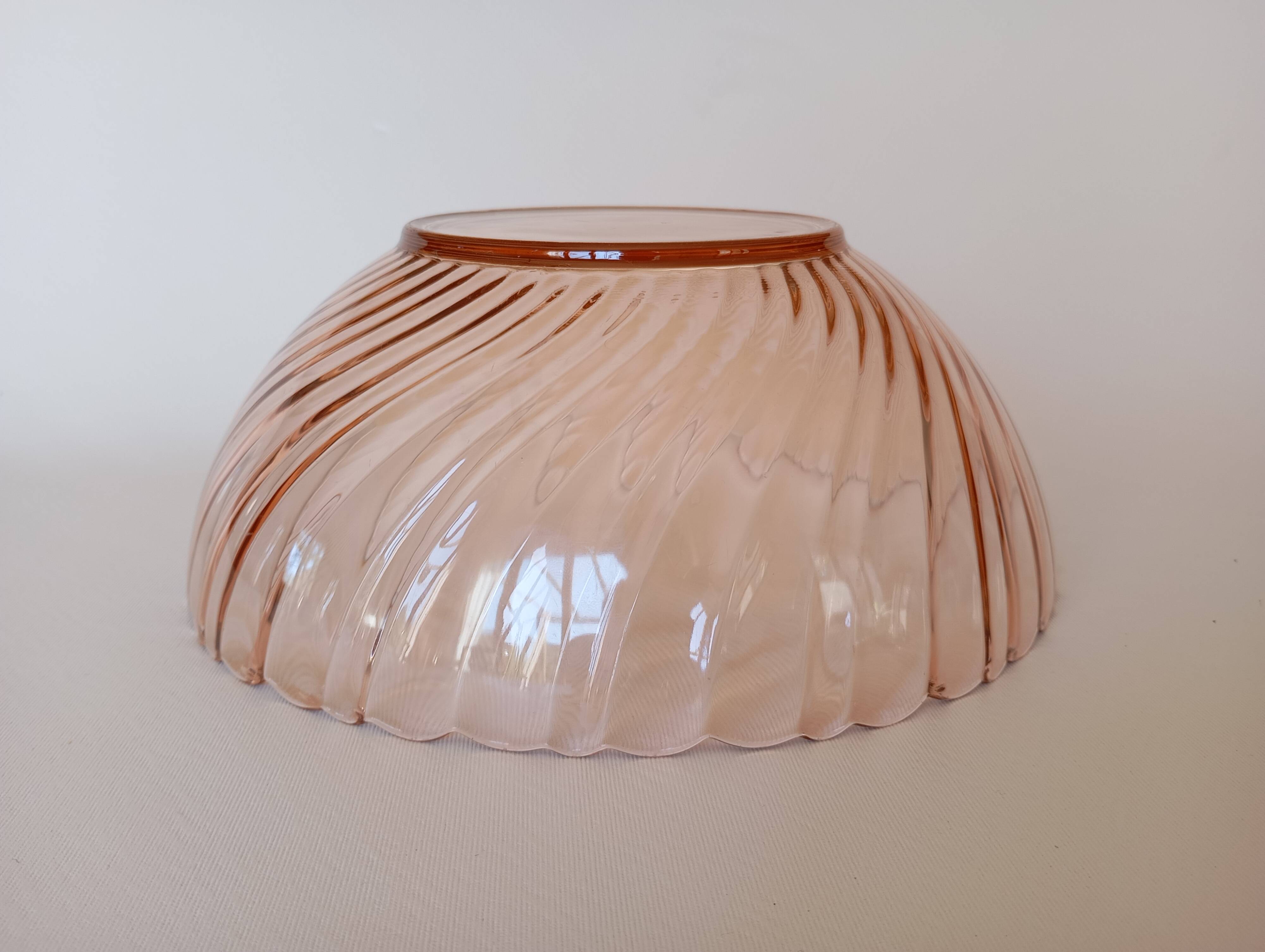 Rosaline Arcoroc glass salad bowl