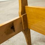 Pair of 1960 Scandinavian twin beds in solid beech