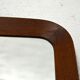 Teak mirror with beveled frame