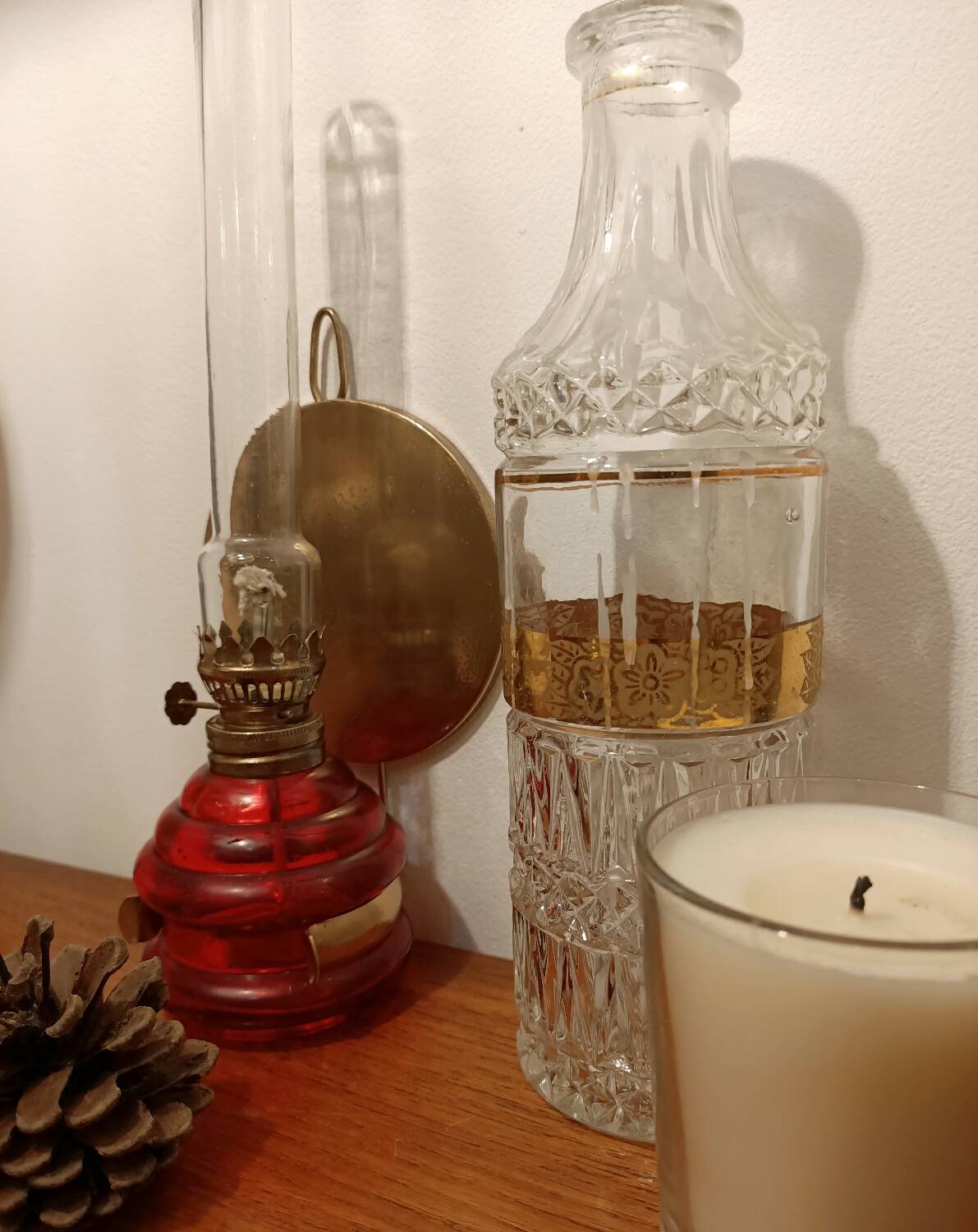 Lampe à pétrole murale