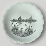 Service de 13 assiettes vintage de Limoges décorées à la main