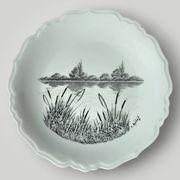 Service de 13 assiettes vintage de Limoges décorées à la main