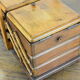 Travailleuse en bois rustique