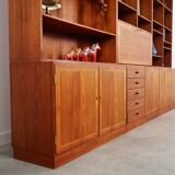 Set of teak bookcases, Danish design, 1970s, designer: Kai Winding
