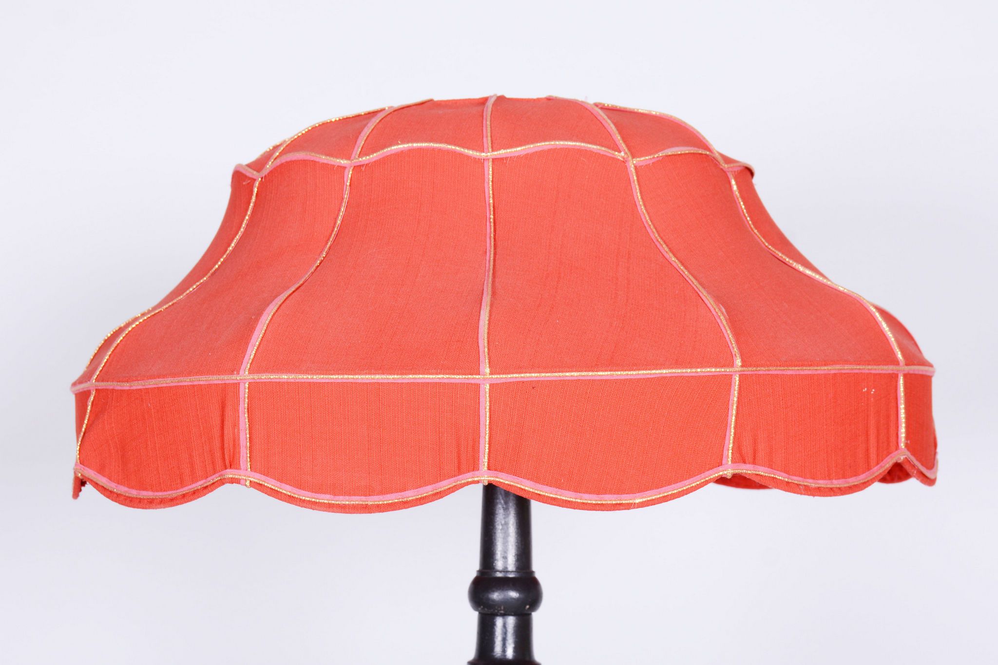Art deco floor lamp in solid beech Czechia 1920s