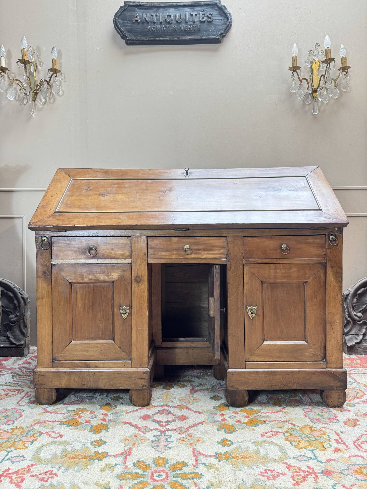 DIRECTORY PERIOD WALNUT SLOPING DESK 18TH CENTURY