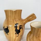 Pair of pitchers Grandjean Jourdan Vallauris 50s