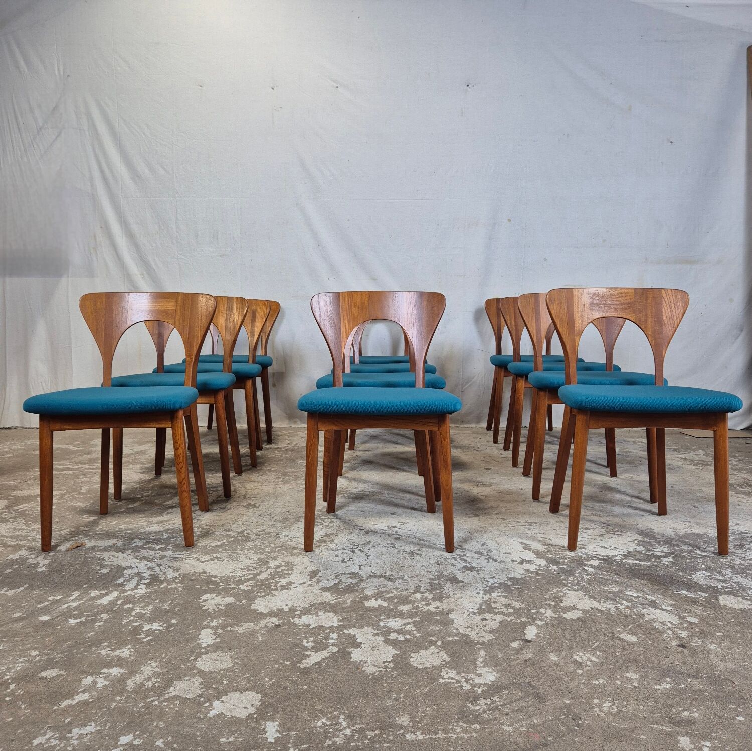 Niels Koefoed 'Peter' Danish chairs vintage