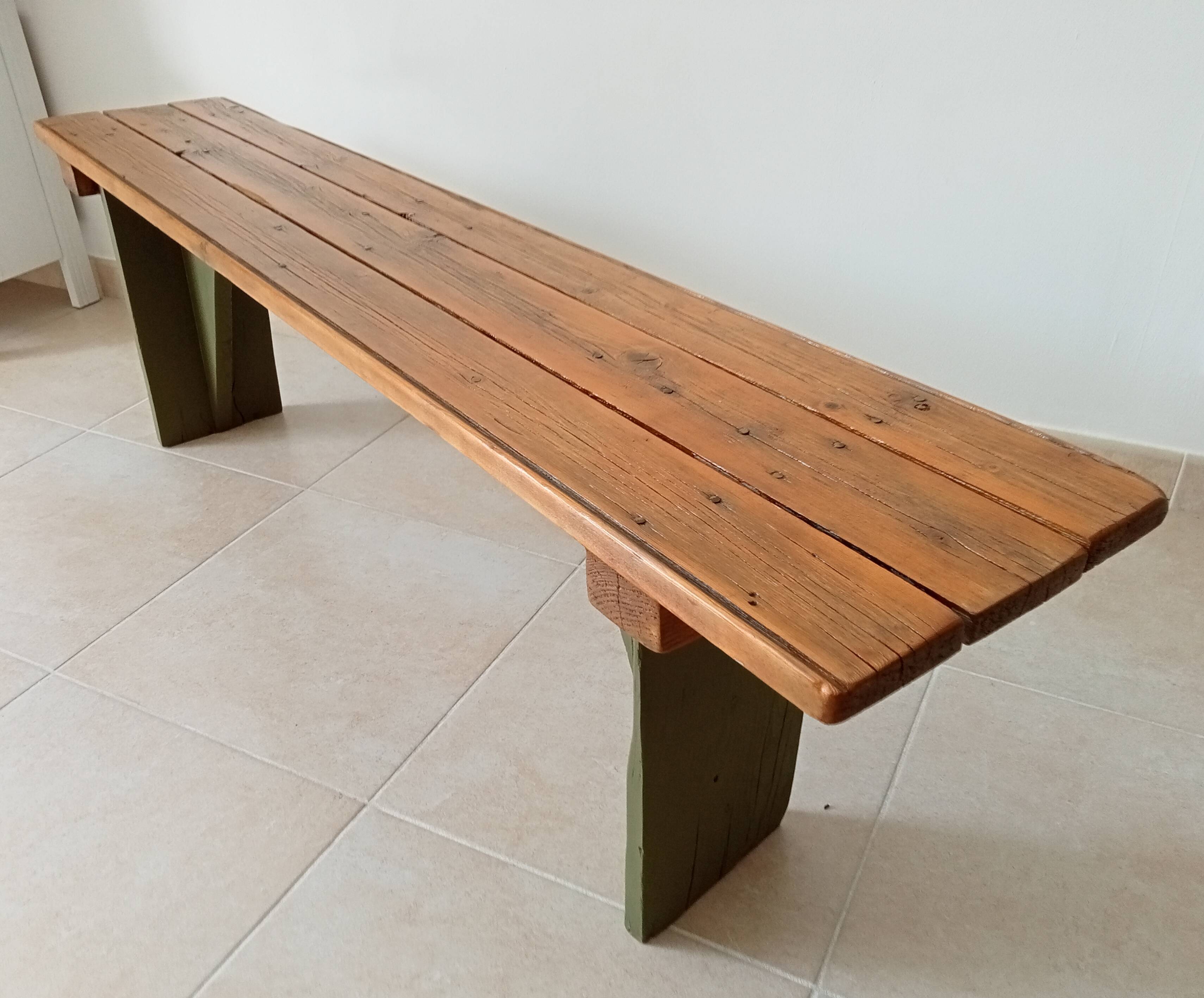 Vintage country bench 70s