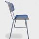 Modern Italian aluminum chairs by Tanzi, 1980