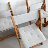 Set of 4 'Kon-Tiki' Folding Chairs by Gillis Lundgren for IKEA 1970s