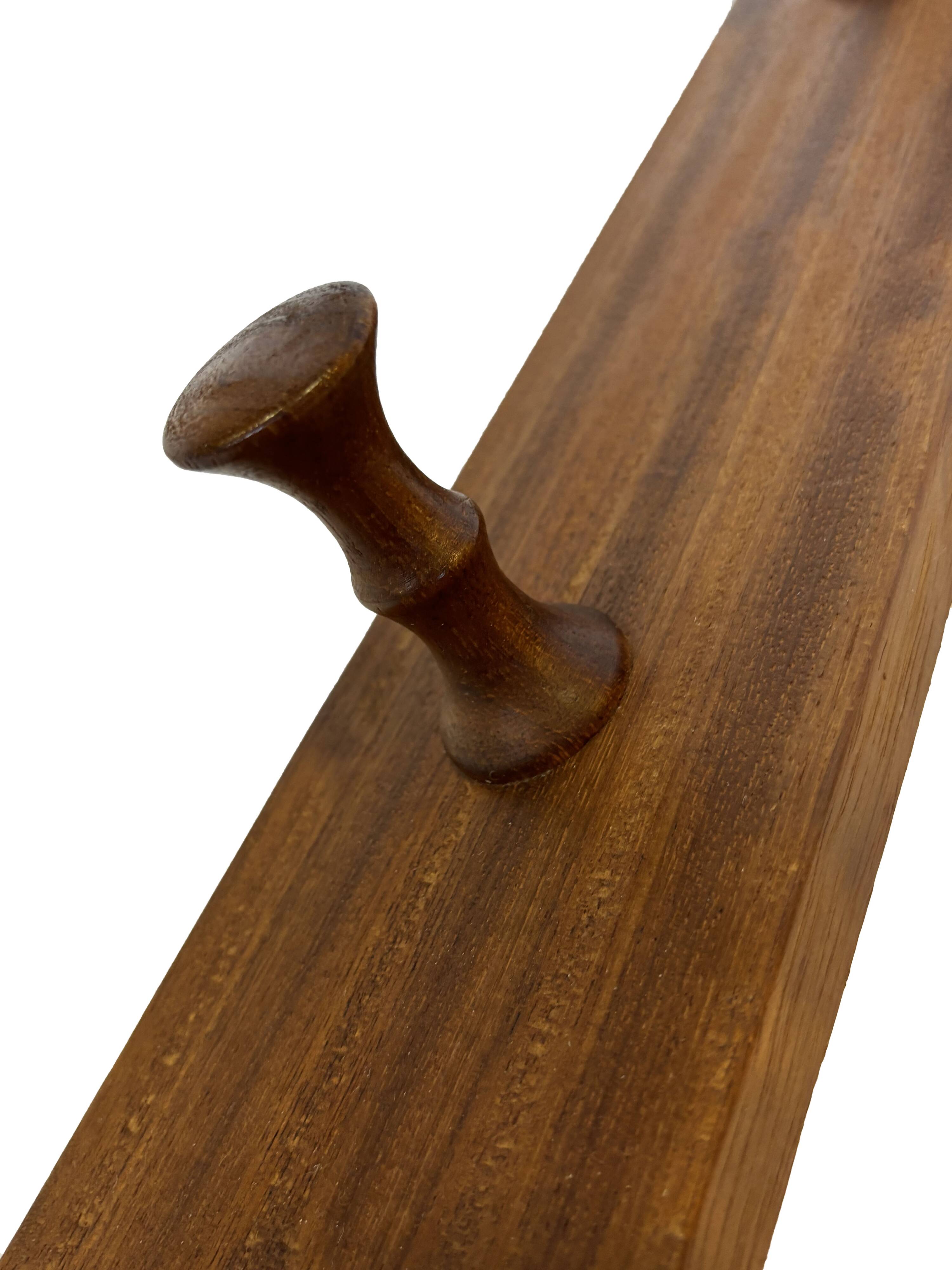 Vintage Danish Wall Coat Racks - Set of 2 in Teak Danish Design