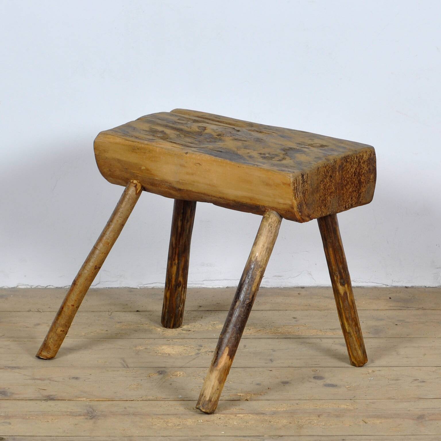 Pine milkstool, circa 1900