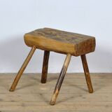Pine milkstool, circa 1900