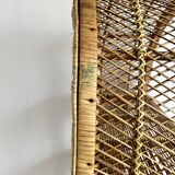 Etagère osier rotin