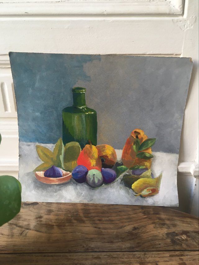 Ancient painting on paper