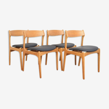 Model 49 dining chairs by Erik Buch for O.D. Møbler, 1960