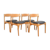 Model 49 dining chairs by Erik Buch for O.D. Møbler, 1960