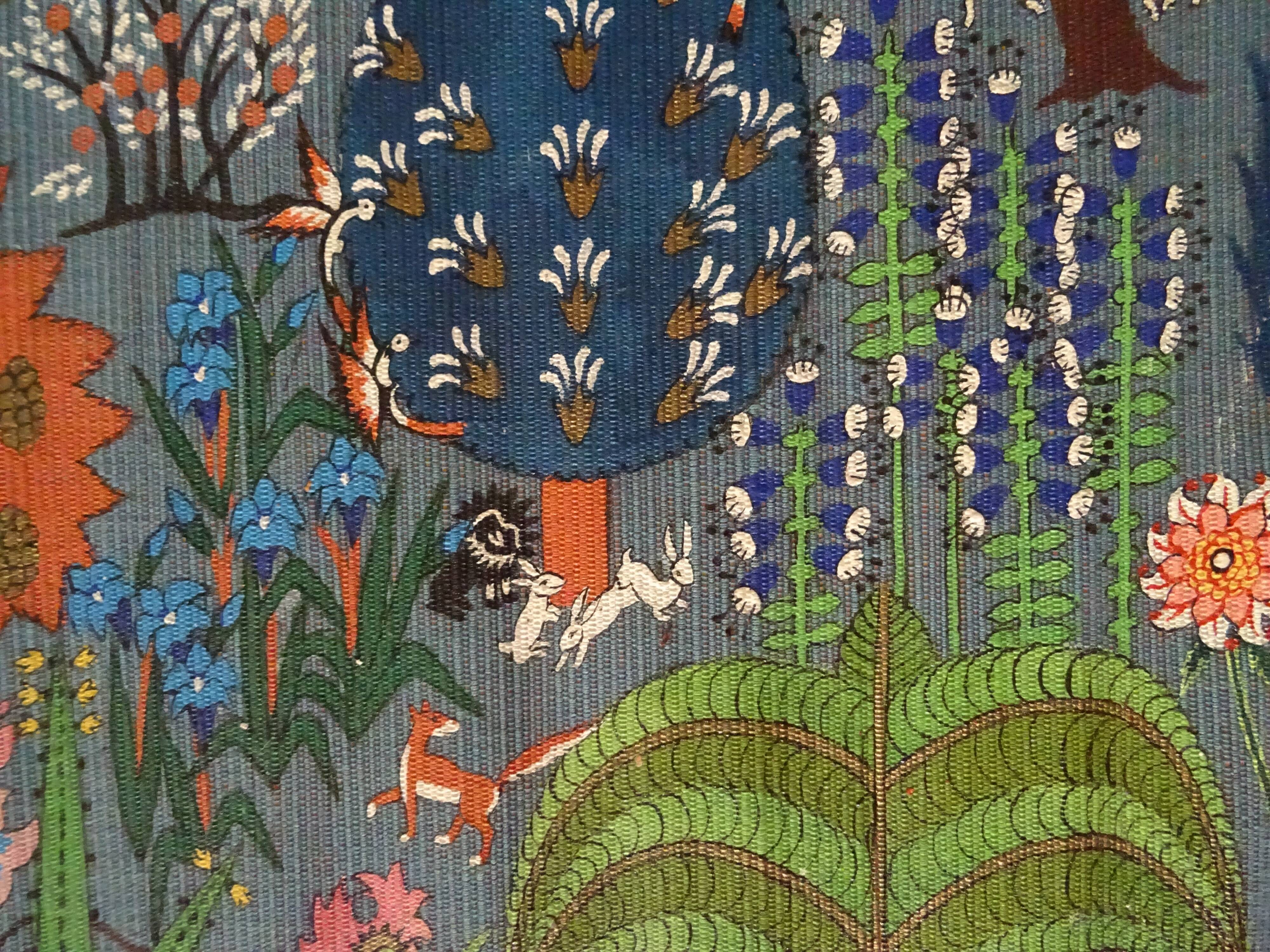 Wall tapestry hanging decoration painted exotic landscape