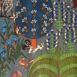 Wall tapestry hanging decoration painted exotic landscape