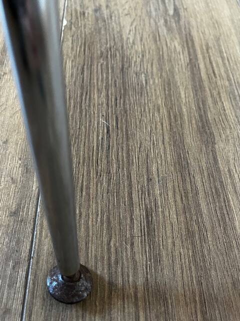 Yamakado chair, chrome and yellow skai