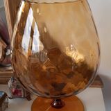Coupe vase en cristal Empoli Vintage