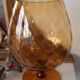 Vintage Empoli crystal vase bowl