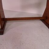 Brutalist oak sidetable  writing table