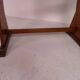 Brutalist oak sidetable  writing table