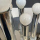 Sciolari ceiling light for a baker from the 1970s.