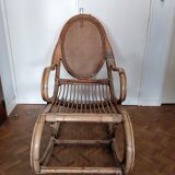Rocking-chair rattan and canning