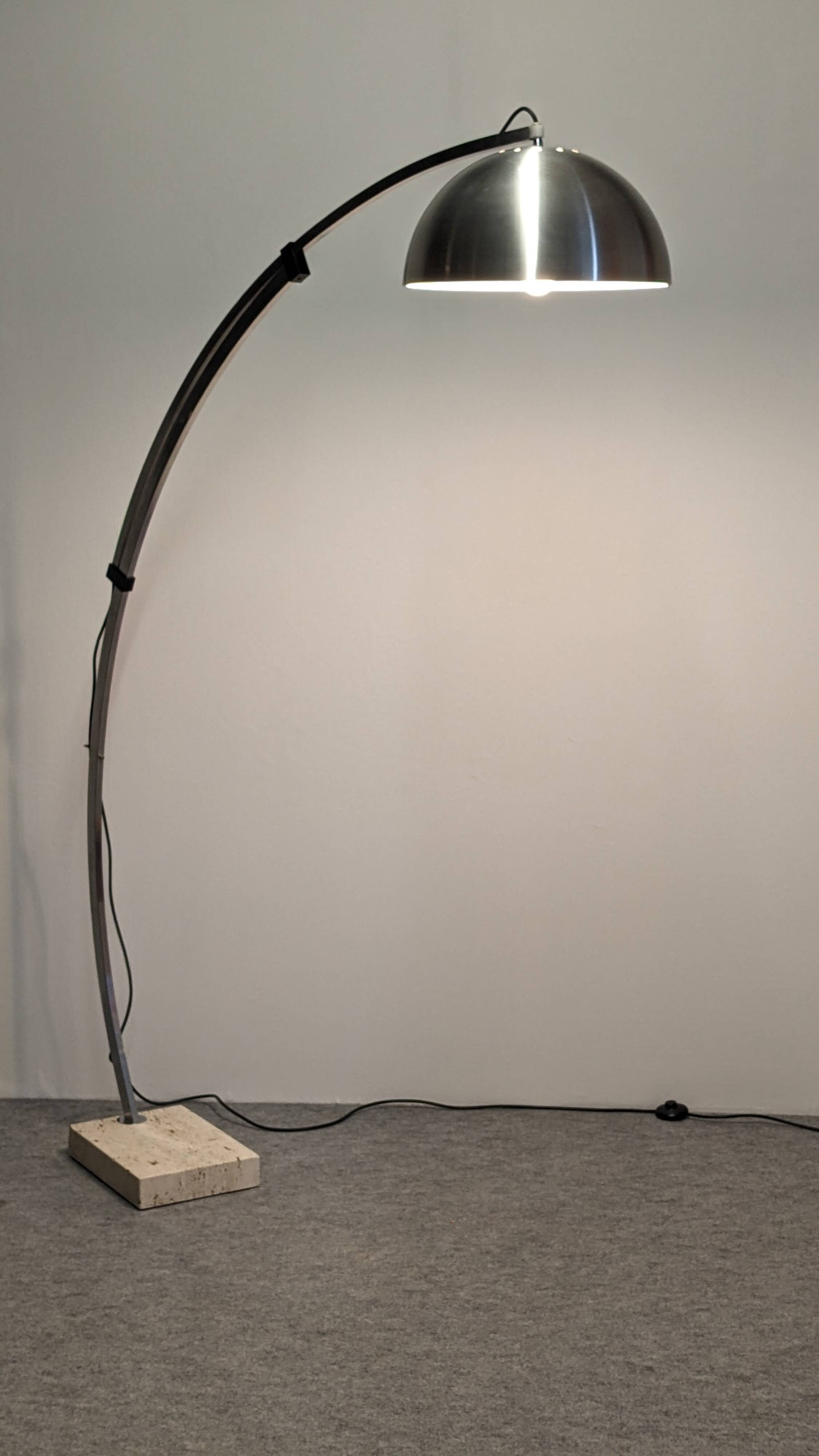 Italian Space Age Arc Floor Lamp, 60s-70s