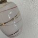 Vintage 1960 red and gold opaline suspension - 16 x 11 cm